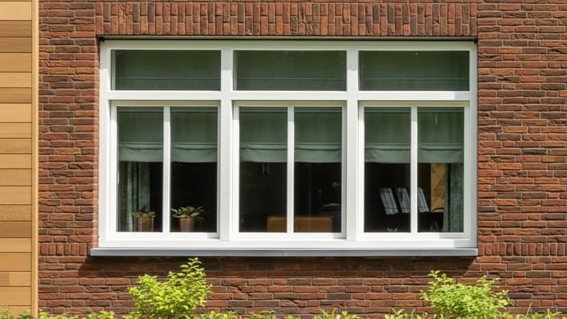 Kunststof kozijnen met triple glas geplaatst in een woning