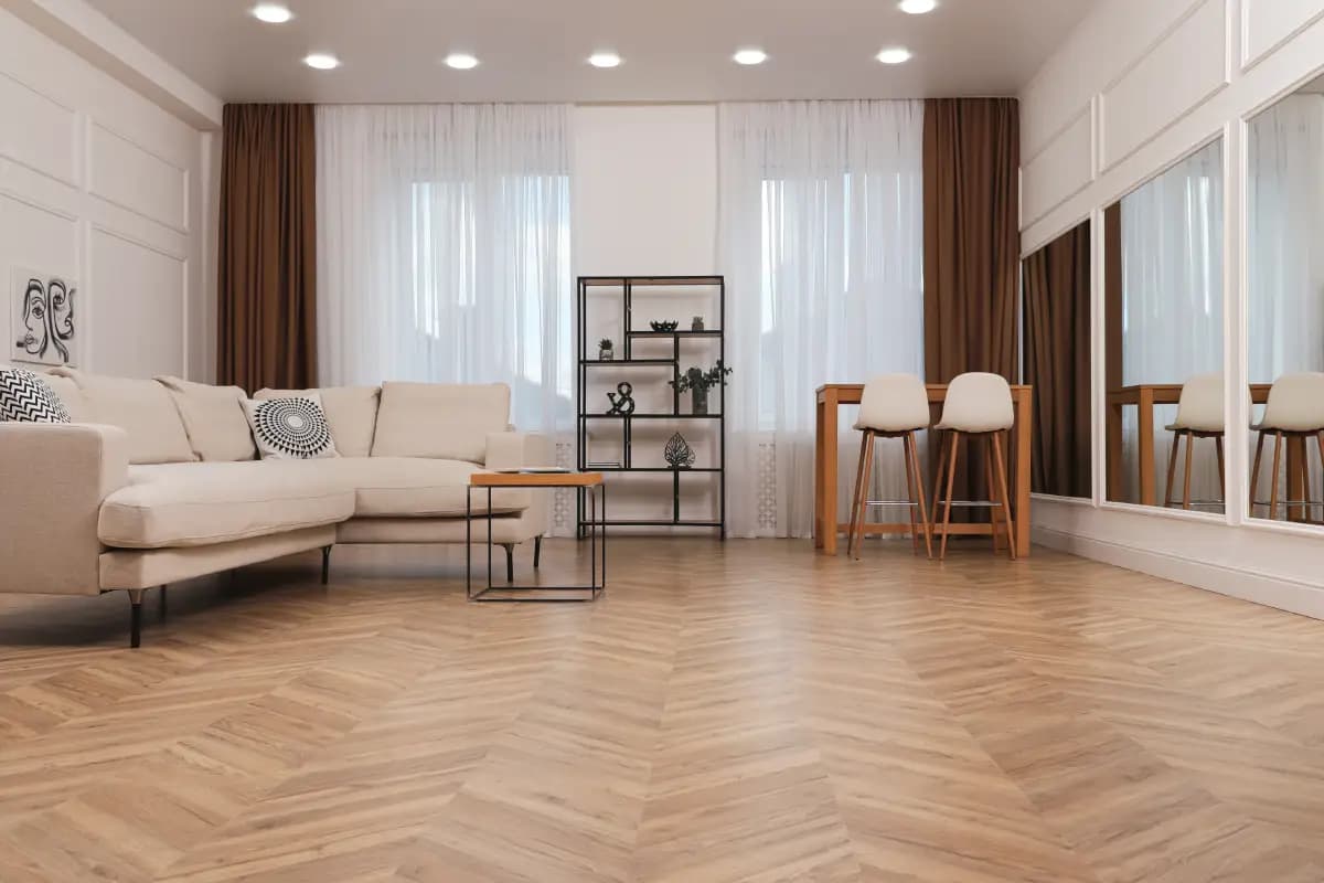 PVC vloer in woonkamer